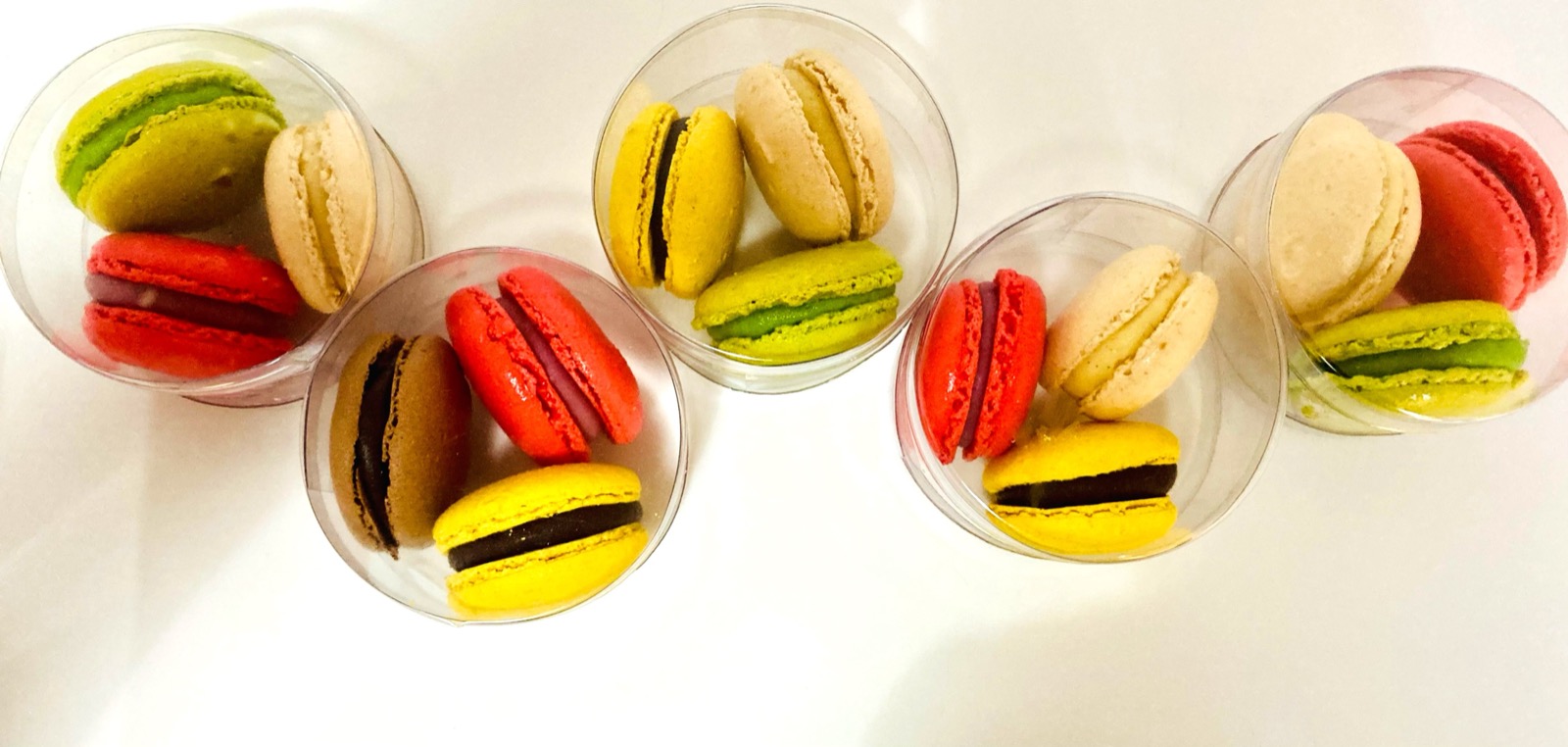 Bunte Macarons